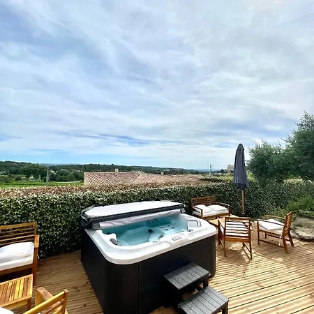 D'hotes Avec Jacuzzi Ventoux Cocoon 住宿加早餐酒店